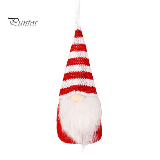 Рождественские подвесные украшения в виде гномов, плюшевые украшения в виде гномов, статуэтка безликого гнома ручной работы для украшения стены, дерева, камина, окна