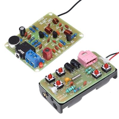76-108 МГц FM-стерео радио DIY Kit Беспроводной FM-передатчик и модуль приемника Частотная модуляция Пайка Практический проект