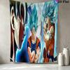 Dragon Ball Super Wall Tapestry Aesthetic Wall Hanging Printed Fabric Blanket Decorative Tapestries For Bedroom Living Room Home Decor
