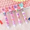 5 шт./лот Kawaii Фэнтези Радужный Единорог Блестки 10 Цветов Шариковая Ручка Милый Пони Студенческие Ручки Школьные Принадлежности Канцелярские Товары для Офиса