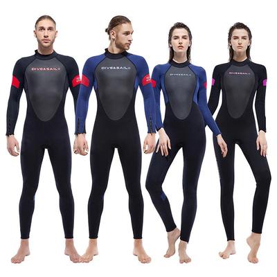 DIVE&SAIL 3мм Гидрокостюм с длинным рукавом - Защищающий от холода костюм для дайвинга, снорклинга и серфинга для зимнего плавания