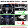 For Mercedes-Benz A B C E S GLC EQE EQS Class -2024 Car Steering Wheel Shift Paddle Aluminum DSG