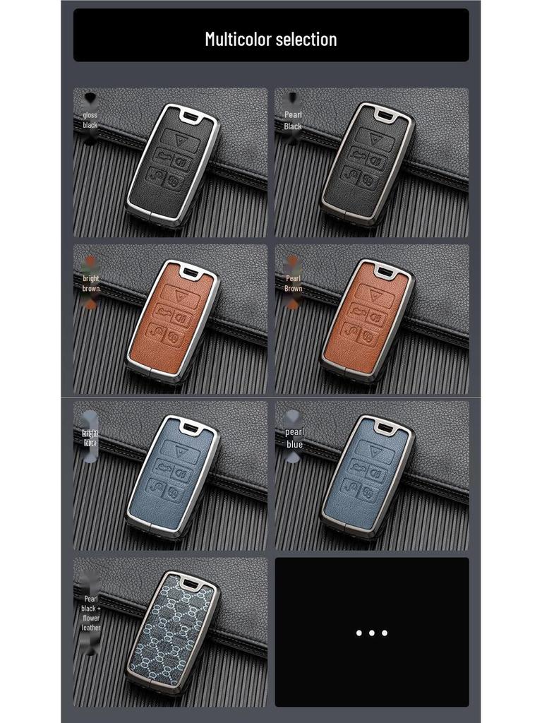 Compatible Key Case for Land Rover Models: Range Rover Evoque, Defender, Sport, Velar, and Discovery New Energy.