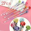 2Pcs Creative Stationery Candy Color Style Gel Pen 6 Colors In One Pen 0.8mm School Office Supplies