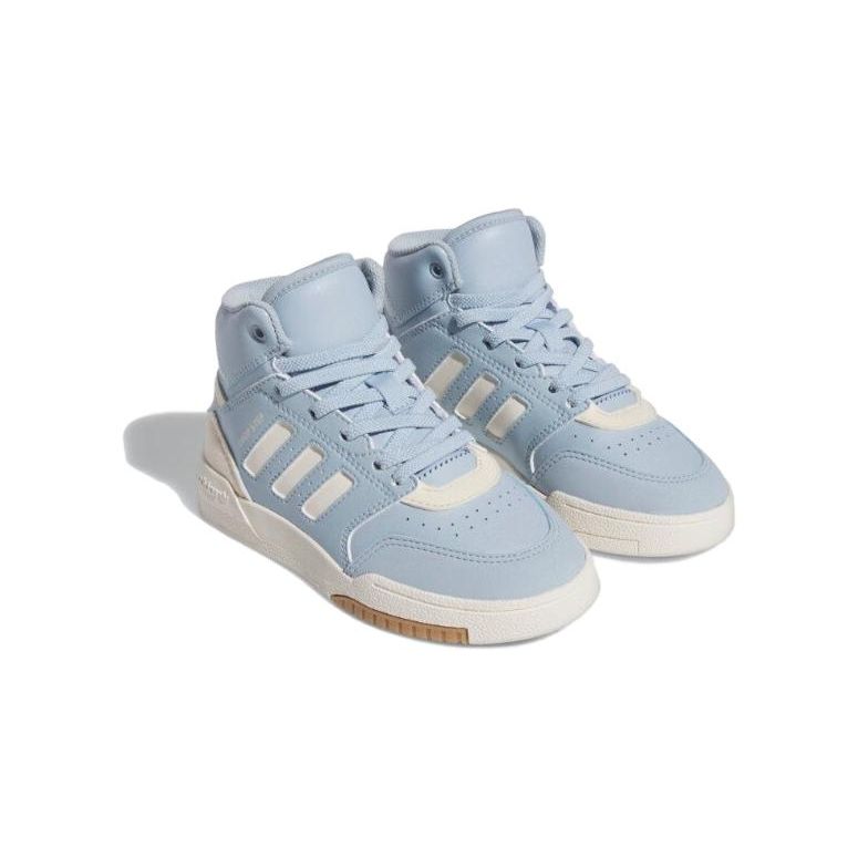 adidas Оригинальные кроссовки Drop Step Удобные Универсальные Нескользящие Амортизирующие Прочные Высокие Детские Кеды для Скейтбординга Детские Кеды для Скейтбординга Синие IF2727
