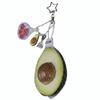 Realistic 3D Red Fruit Key Chain Handmade Style Mini Cluster Fruit Charm  Aesthetic Styling