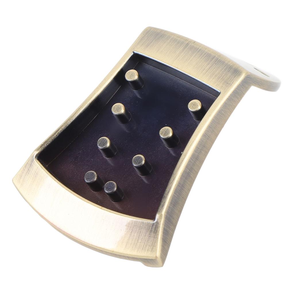 Mandolin Tailpiece Zinc Alloy Integrated Casting No Noise 8 String Traditional Mandolin Tailpiece with Screw