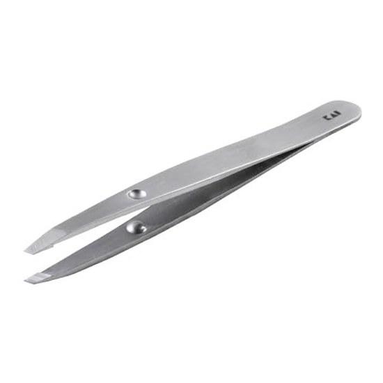 KAI Gacchiri Catch Tweezers Angled Tips Cap Eyebrows KQ1831