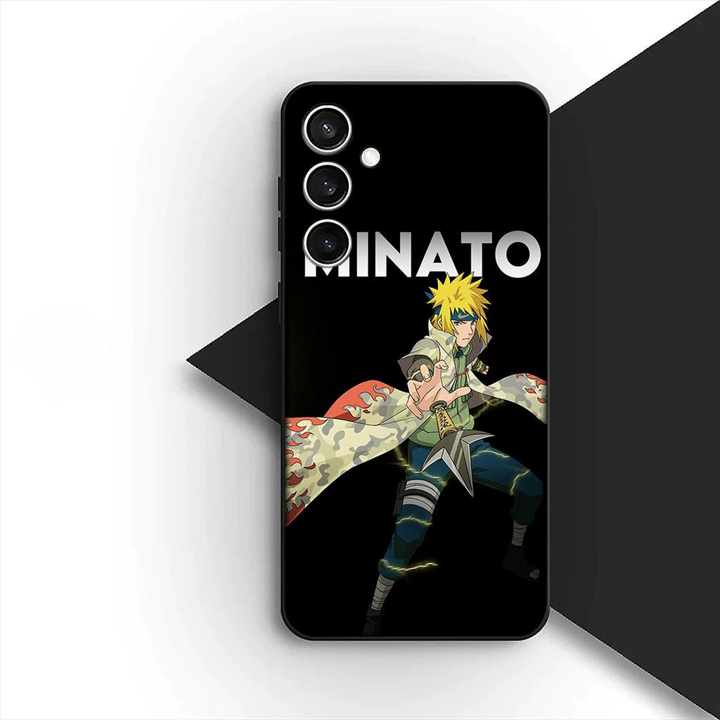Minato Narutos Namikaze Sasuke Phone Case for Samsung Galaxy S20 S22 S21 FE Ultra Plus A07 A17 A15 A16 A25 A57 A37 Cover