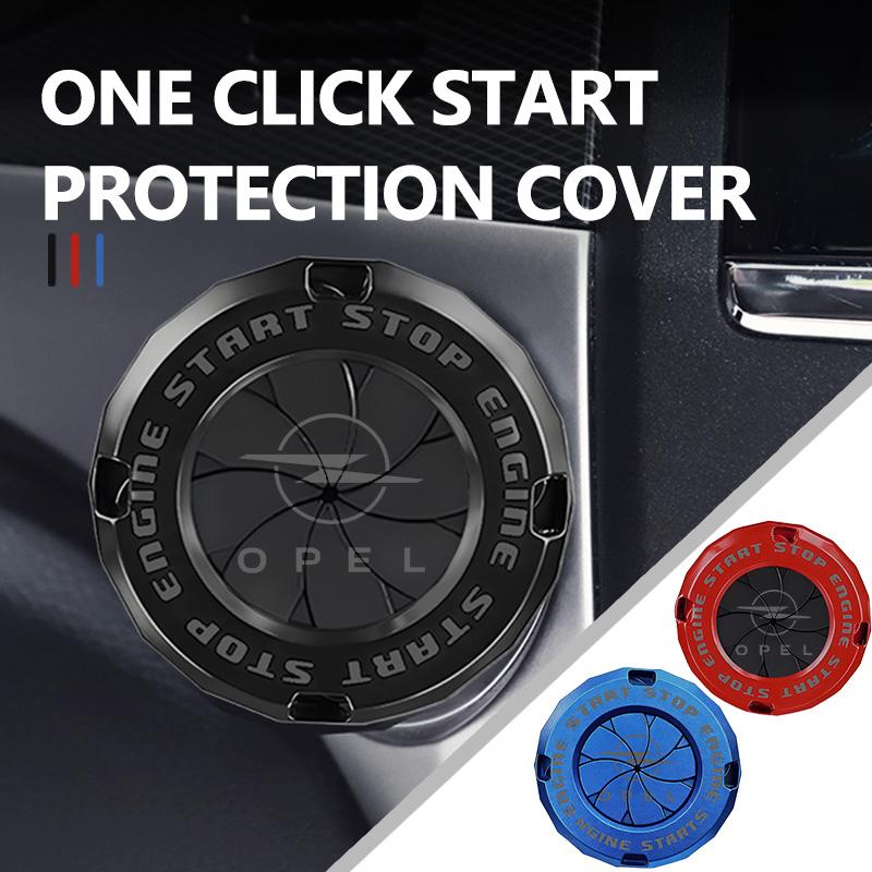 For Opel Car Engine Start Stop Button Cover Car Interior Ignition Start Switch Knob Protective Cover Corsa D Astra G H J K F