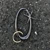 Y2K Punk Star Oval Essential Icon Carabiner Keychain Mountaineering Car Key Ring Gothic Backpack Decor