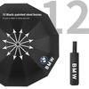Car Emblem Fully Automatic Folding Umbrella Sunscreen Parasol For BMW G80 G06 G07 G42 G14 G15 E46 E36 E60 M2 M3 M4 M5 M6 M7 M DP8
