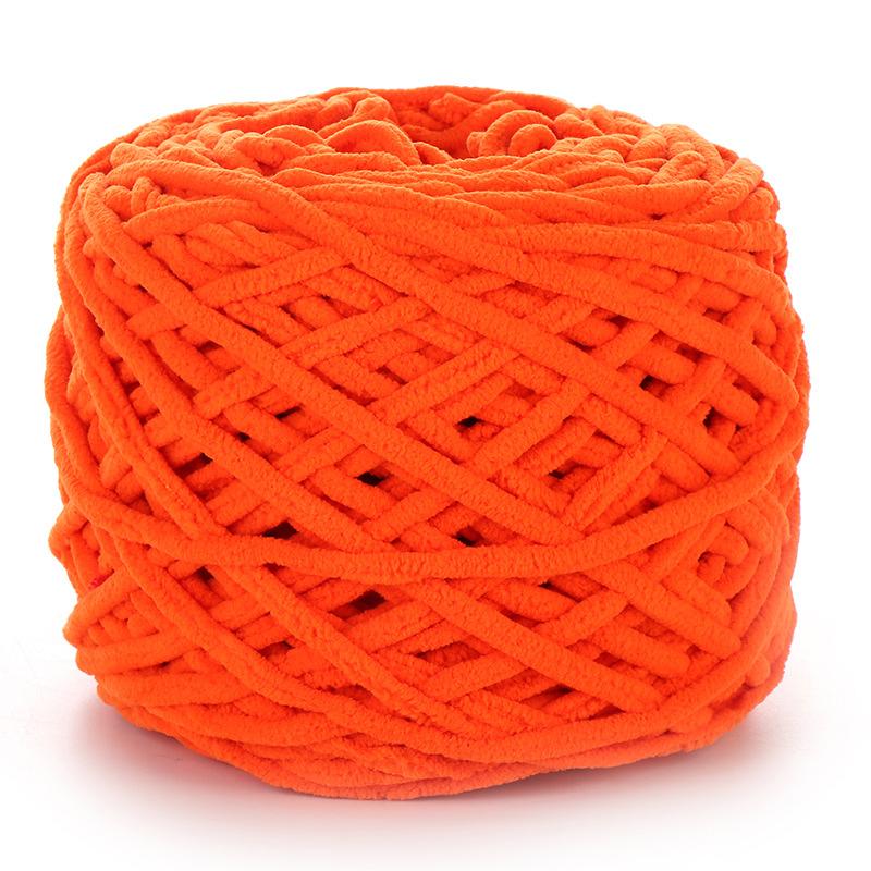 Рукоделие Вязание крючком Пряжа Однорядная нить Крючок Нитка для обуви Толстая линия Домашние тапочки Шарф Подушка Монохромный однотонный цветной клубок ниток