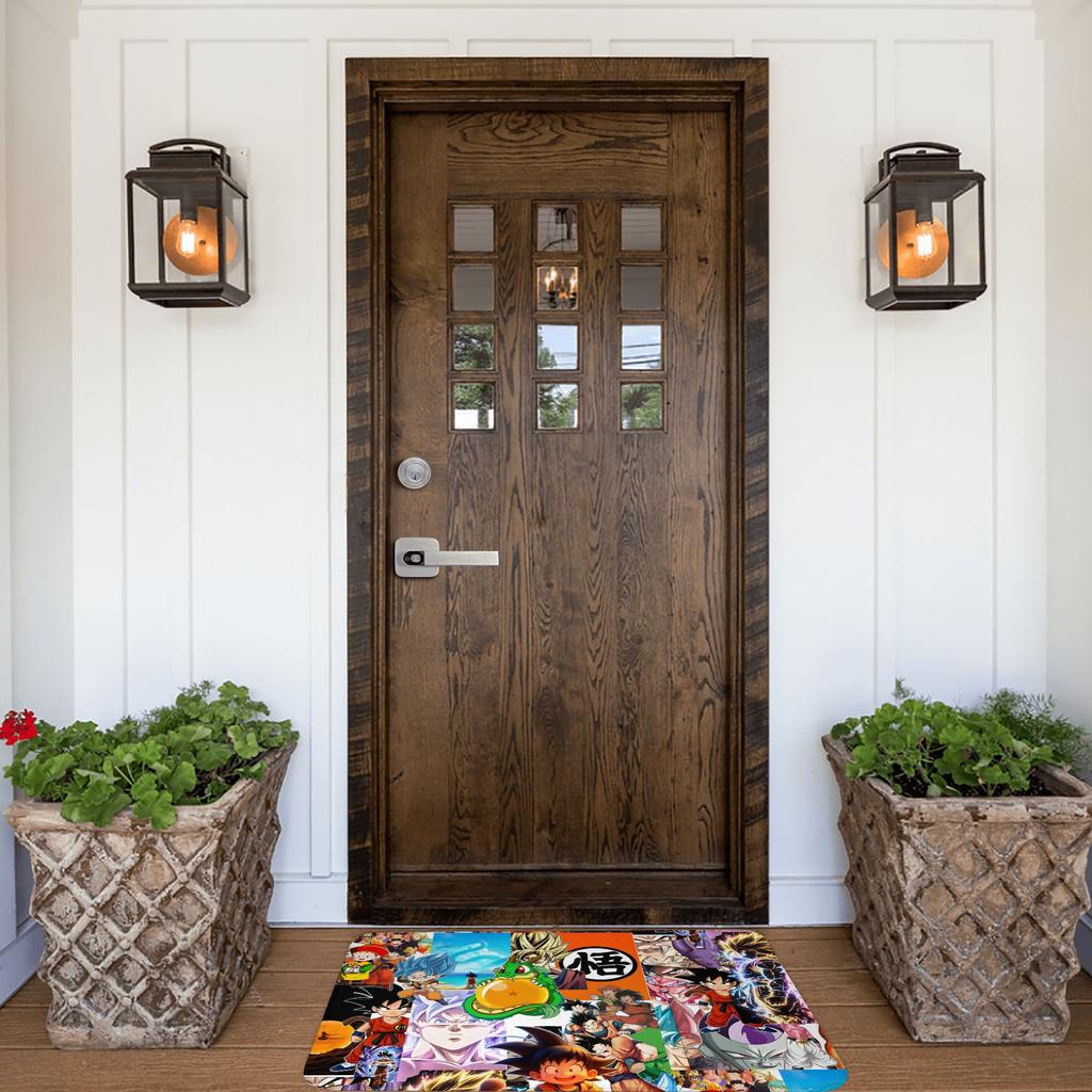 DragonBall Anime Dragon Ball Doormat Non-Slip Entrance Kitchen Bathroom Floor Door Mat Bedroom Balcony Carpet Rug