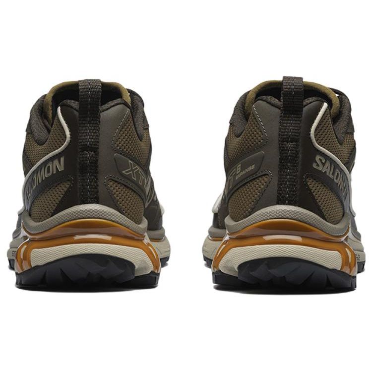 SALOMON Xt-6 Expanse Ретро Тренд Сетчатая Ткань Нескользящие Прочные Легкие Низкие Повседневные Кроссовки для Бега Унисекс Кроссовки Серо-Коричневые 417416
