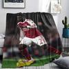 Saka Printed Flannel Blanket, Soft Throw for Bedroom Sofa, Washable, Fan Merchandise, Great Gift.