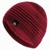 New Style Unisex Fur Lined Beanie Hat Keep Warm Winter Hat Thick Hat For Men And Women Snow Label Fashion Winter Cap