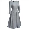 Торжественное платье Sweet Sixteen Dress Birthday Birthday 16 Years Girl Dress Flare Swing Длина до колена Sleeve sweet16 Gray M [Misia Luxury]