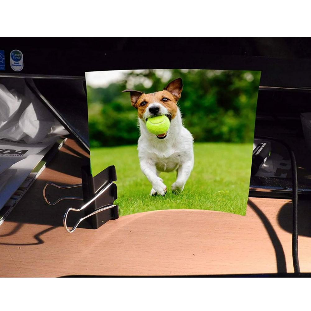 24 шт. Скрепки для бумаг 32 мм, металлические складные зажимы, черные зажимы для школьных документов, офисные, J1I2