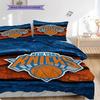 New York Knicks Basketball Spirit Three-piece set(1 * duvet cover + 2 * pillowcase, without core)Bedding set Soft and comfortable