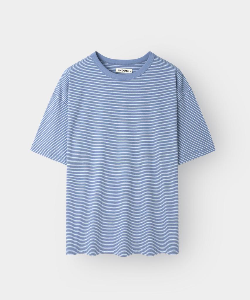 INDUST Striped Half T-Shirt_8 Colors (Type A)