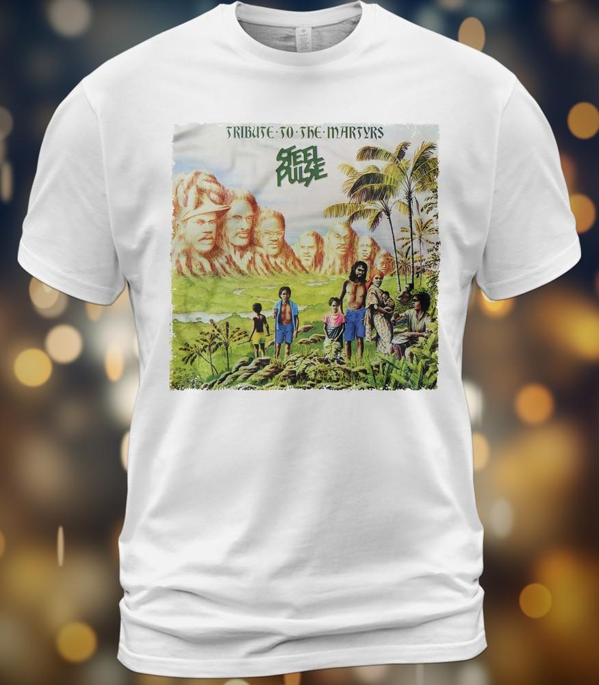 Cotton TShirt Steel Pulse Tribute to the Martyrs Album Tee David Hinds Unisex T-Shirt