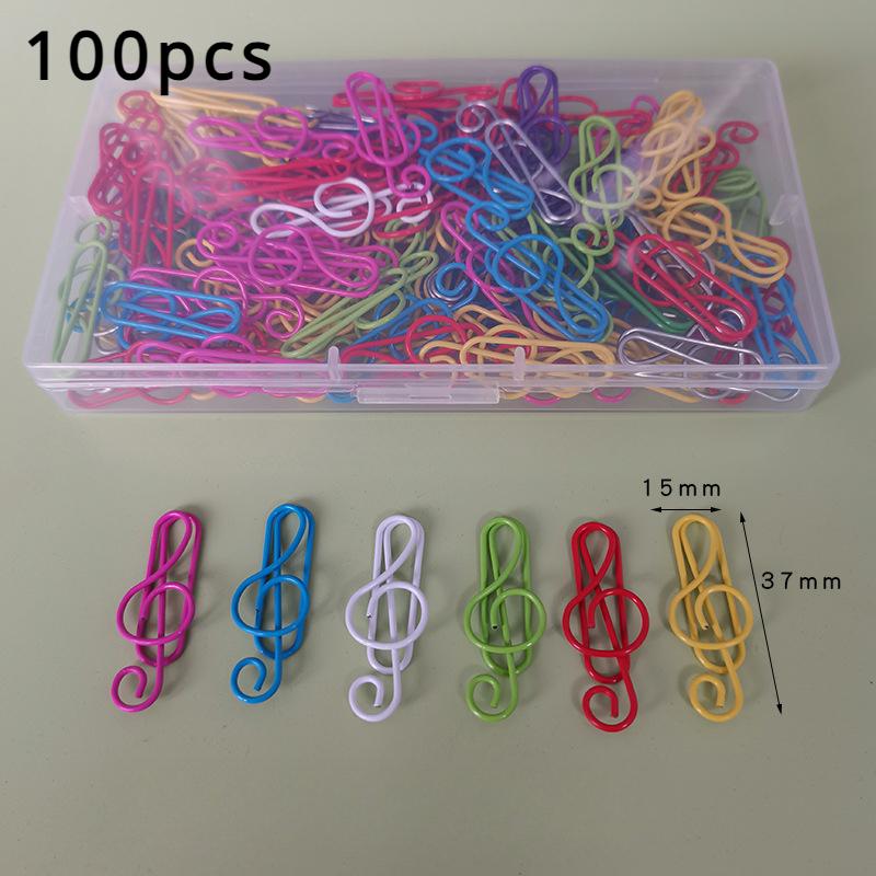 Музыкальные Ноты Скрепка В Форме Мультфильма Скрепка Красочный Самолет Кошка Скрепка