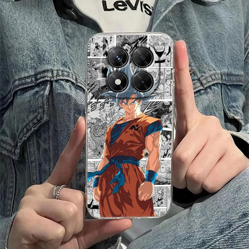 Dragons Balls Comics Goku Case For Xiaomi Redmi Note 15 14 13 12 11 10 Pro Plus Cover For Redmi 15C 15 14C 13C Clear Phone Cases