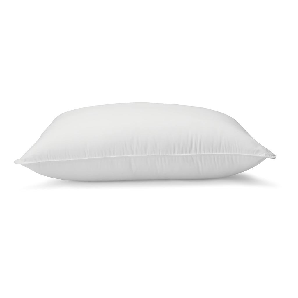 Amazon Basics Pillow, Down Alternative, Machine Washable, Large, 2-Pack, 51 x 66 cm, White
