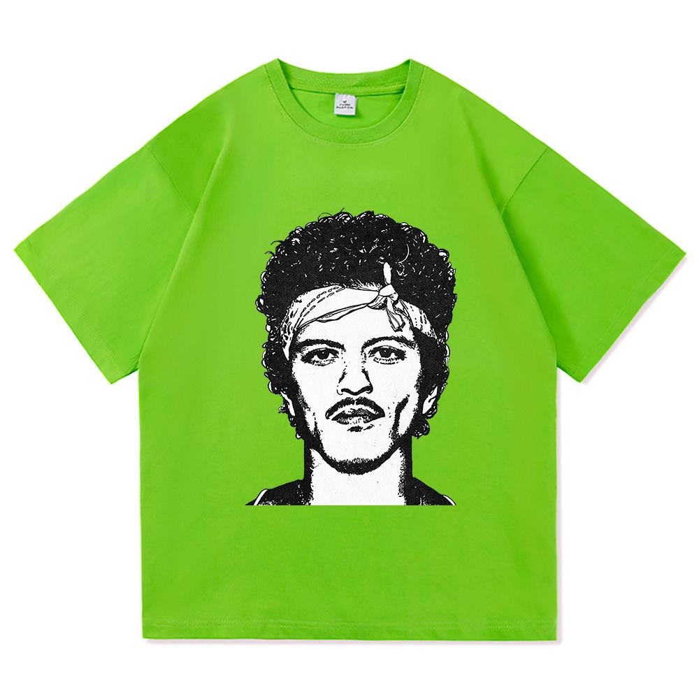 Bruno Mars The RoUnisextic Tee Shirt 2026 New Album Retro UnisexWomen Clothing Harajuku High Quality Tops Cotton TShirts Vintage