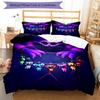 3pcs Smiling Critters2 pattern bedding set duvet cover set includes duvet cover &pillowcases, perfect all season bedroom decoration & gift
