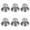 6 Pcs Unbreakable Dipping Sauce Bowls Leakproof Stainless Steel Shot Cups  Outdoor Activities