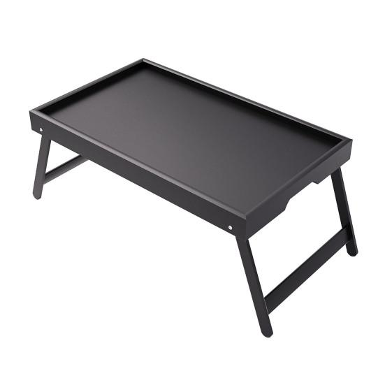 Бамбуковый столик-поднос для кровати со складными ножками, деревянный поднос для рисования, завтрака, перекуса, сервировки, подставка для ноутбука, складной столик для кровати, дивана