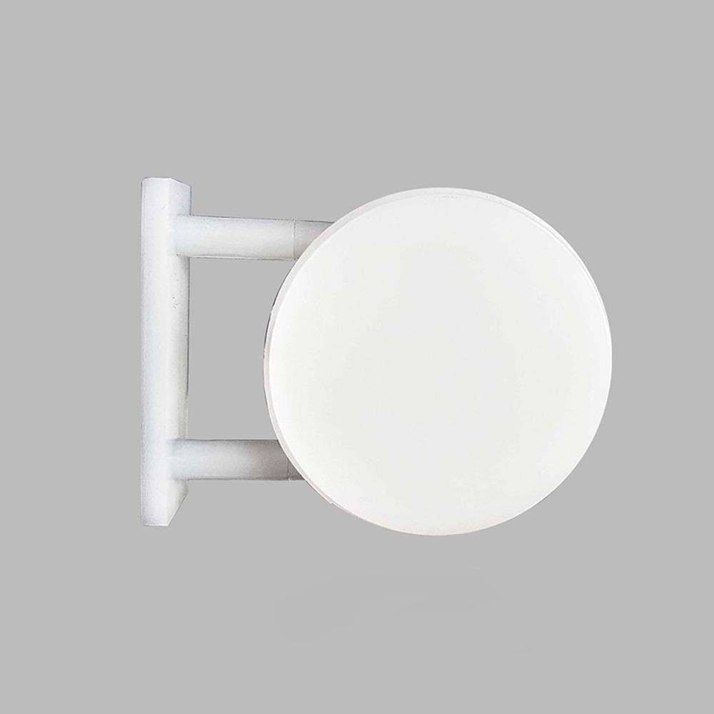 Miniature LED Refrigerator Magnet Light Sign No Pattern Round Square Luminous Blank Fridge Sticker Magnetic Base Energy Saving