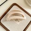 Soft Silicone Shark Hair Claw Clip, Flexible Anti-Collision Back Head Hair Barrette, Shock Resistant Gentle Hair Grip