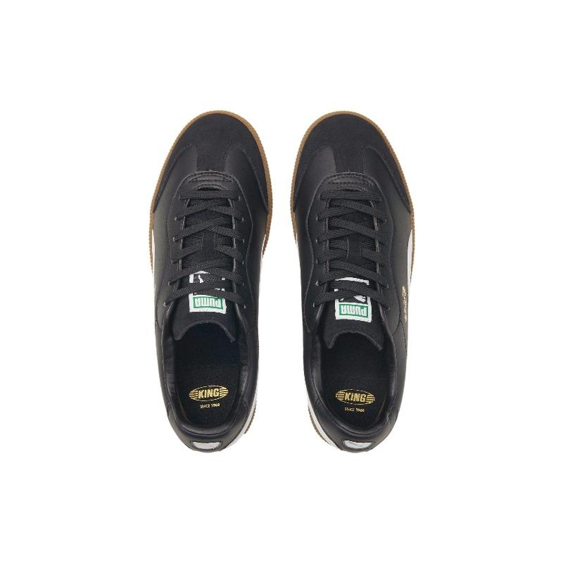 Puma King 21 IT Мужские Футбольные Бутсы Черно-Белые 106696-01