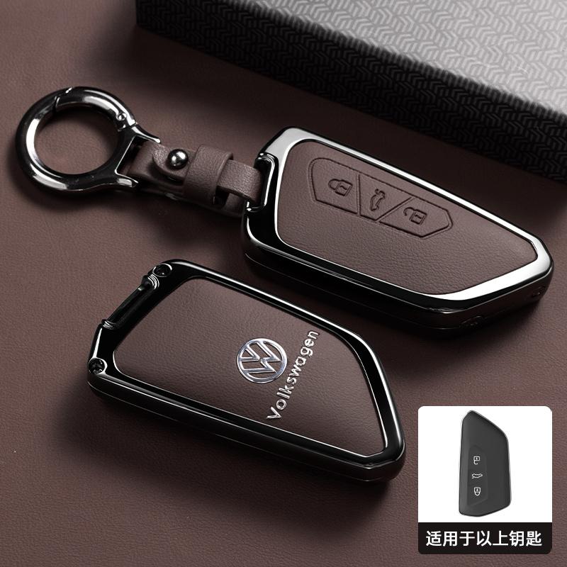 T26Alloy Car Remote Key Case Cover Protector Shell Bag for VW Volkswagen ID.3 ID.4 Golf 8 2022 2023 MK8 Auto Keychain Accessories