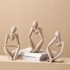 Nordic Exquisite  Statue Living Room Office Sculpture Home Ornaments Accessories Figurines Wedding Gift Desktop Decoration