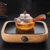Teapot Wooden Handle Office Teaware 10 Oz with Filter Spout Portable Creative Tea Kettle House