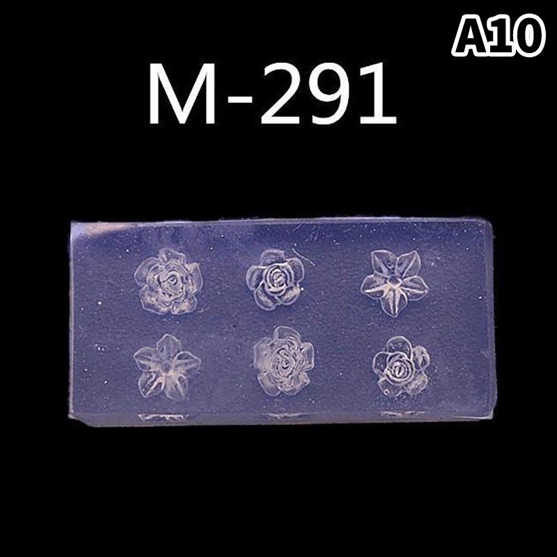 Мультяшный силиконовый молд для ногтей бантик цветок украшения для ногтей ногти DIY дизайн стереоскопическая штамповочная пластина инструменты для маникюра товары для искусства