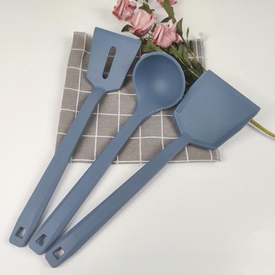 3шт/комплект силиконовая кухонная утварь для приготовления пищи термостойкая кухонная утварь с антипригарным покрытием кухонная лопатка ложка для супа инструменты