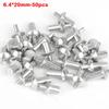 50Pcs Round Head Hammer Drive Rivets Aluminum Alloy Tapping Expansion Screws  Furniture Assembly