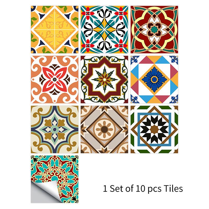 Водонепроницаемые настенные наклейки в европейском стиле: Декор гостиной, кухни и ванной комнаты