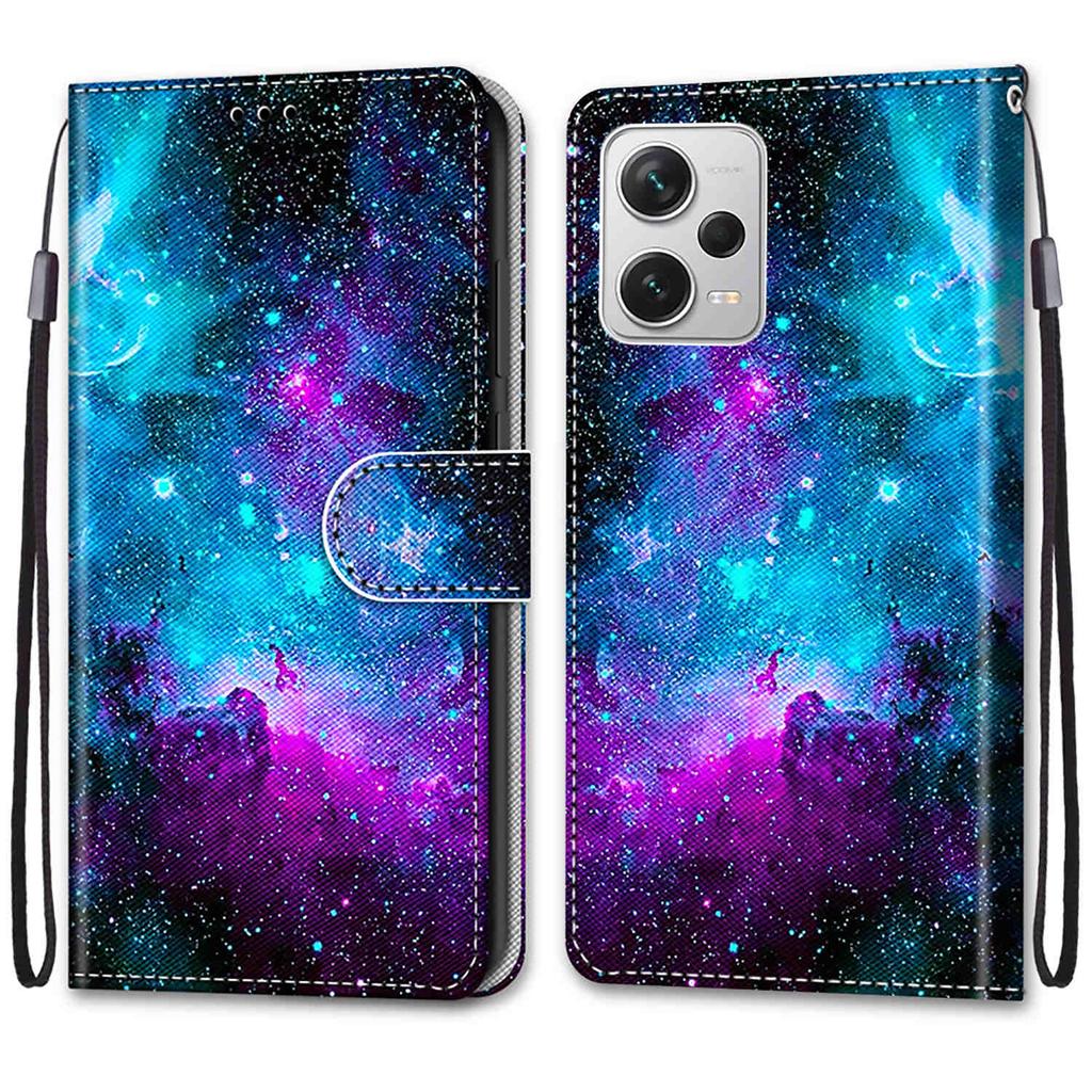 Luxury Painted Leather Case Wallet Book Style Protective Cover for Xiaomi 14T/MI 12T/MI 13T Pro/MI 10T Lite/MI 12 Pro/Xiaomi Poco X4/Xiaomi Poco M6Pro