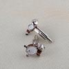 1 Pair Men Cufflinks Drum Shape Fade-Resistant Alloy Cufflinks Casual Formal Wear Banquet Attire Accessories