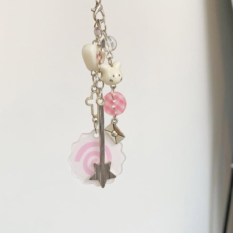 Практичный брелок для телефона в виде рыбки Модный брелок для ключей Текстура сплава Портативный аксессуар для ключей Подходит для украшения сумки и ключей