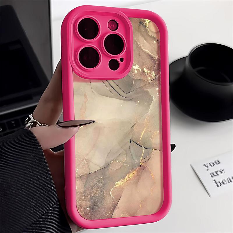 Мраморный чехол для телефона iPhone 16 Pro Чехол iPhone 15 13 14 16e 11 12 Pro Max 7 8 Plus XR XS X SE Матовый Мягкий Funda Силиконовый чехол