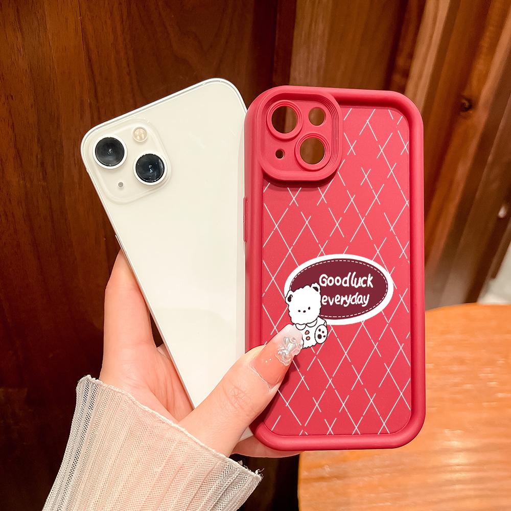 Мягкие силиконовые квадратные лестницы с мультяшным узором, полное покрытие, защита камеры, противоударный чехол для Huawei Honor Xiaomi Redmi Samsung