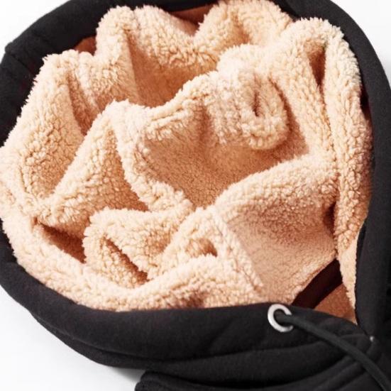 Мужская толстовка с капюшоном на осень-зиму с толстой флисовой подкладкой, с длинными рукавами и карманами, однотонная, свободная, эластичная, с манжетами, на шнурке, спортивная куртка для пары