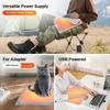 Multi-Use Electric Heating Pad for Body & Hands: Blanket, Belly, Foot, Back Warmer, and Physiotherapy Hot Compress Pad
